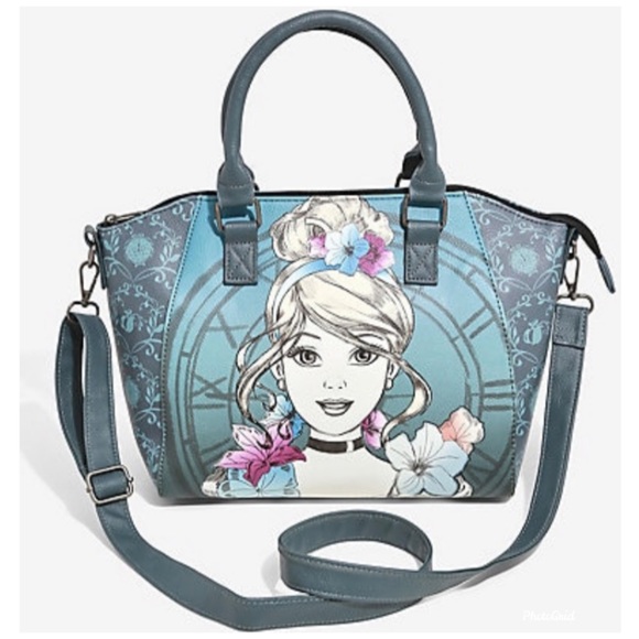 Loungefly Handbags - LOUNGEFLY DISNEY CINDERELLA WATERCOLOR SATCHEL BAG